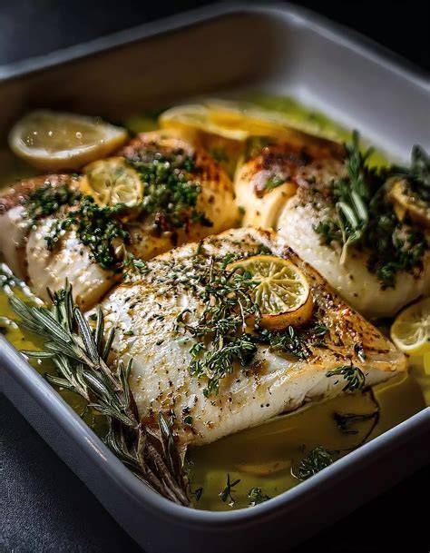 Servieridee: Thunfischpudding mit Kräutern und Limetten-Spalten