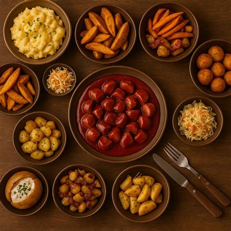 Servierideen: Schnittarten, Schärfegrade, Beilagen zur Currywurst