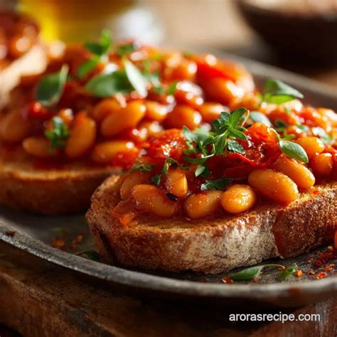 Serviervorschläge: Toast mit Baked Beans