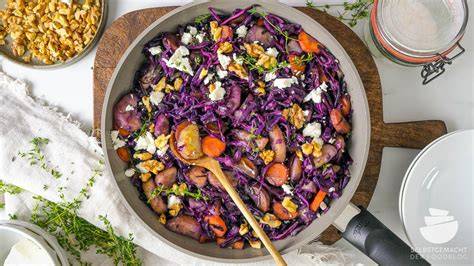 Serviervorschläge Rotkohl - zu Fleisch, vegan und vegetarisch