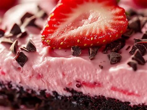 Serviervorschlag: Erdbeer-Schoko-Creme mit Erdbeertopping