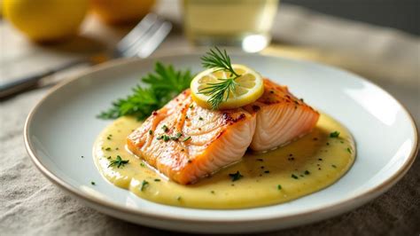 Serviervorschlag: GeBeizter Lachs mit Senf-Dill-Sauce