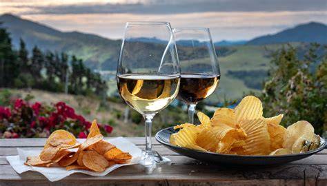Serviervorschlag: Torres Trüffel Chips zu Wein und Champagner