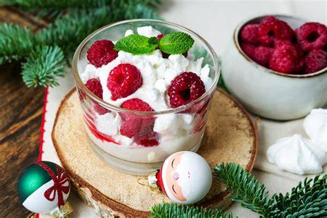 Serviervorschlag Schneegestöber Kuchen