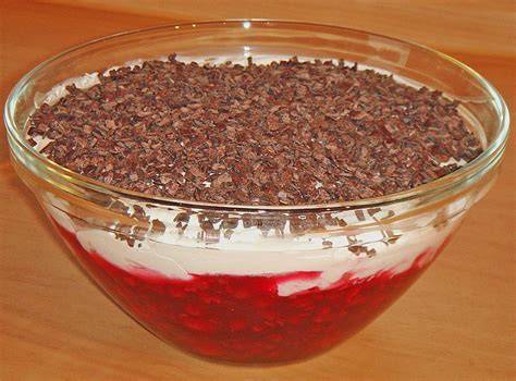 Serviervorschlag Schneewittchen Dessert mit Minze und Himbeere