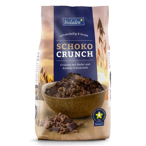 Serviervorschlag glutenfreies Schoko Crunch Müsli