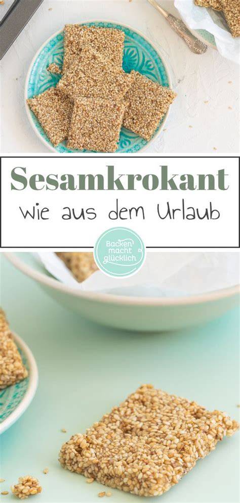 Sesamriegel als Snack, Dessert oder Geschenkidee
