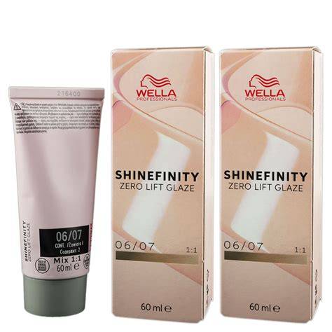 Shinefinity Glaze: Flasche und Farbtonmuster
