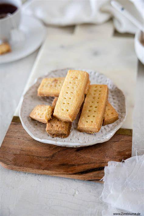 Shortbread Fingers mit Gabelmuster