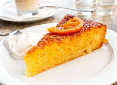 Sizilianischer Orangenkuchen mit kandierten Scheiben