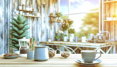 Skandinavische Kaffeepause (Fika) mit Haferkeksen