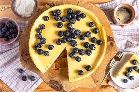 Skyr Cheesecake ohne Boden - Backstufen und Textur