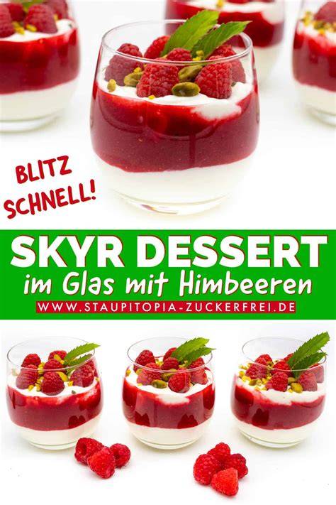 Skyr Dessert im Glas - Schritt-für-Schritt Aufbau