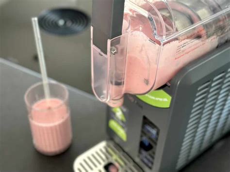Slush-Maschine im Betrieb