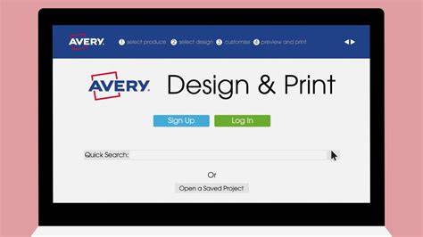 Software-Screenshot Avery Design & Print zur Gestaltung von Honigetiketten
