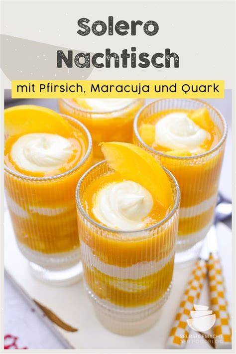 Solero Sommerdessert mit Mascarpone, Quark und Maracuja