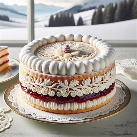 Solothurner Torte - festlich serviert