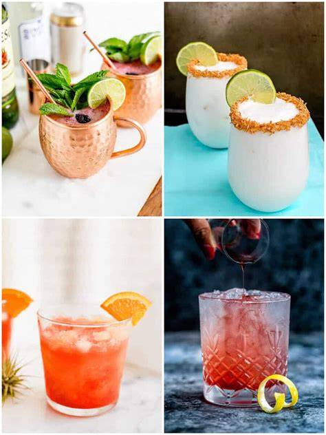 Sommer-Setting: Cocktails mit frisch erzeugtem Crushed Ice