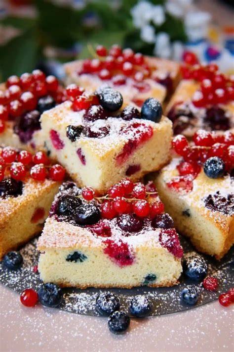 Sommerkuchen mit Beeren