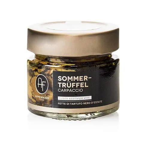 Sommertrüffel und Zutaten für Trüffelpesto