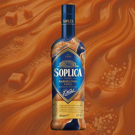 Soplica Wedel Salted Caramel Flaschendesign