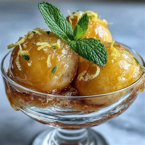 Sorbet als leichtes Dessert