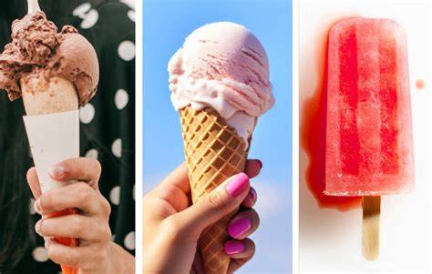 Sorbet und Milcheis im Vergleich
