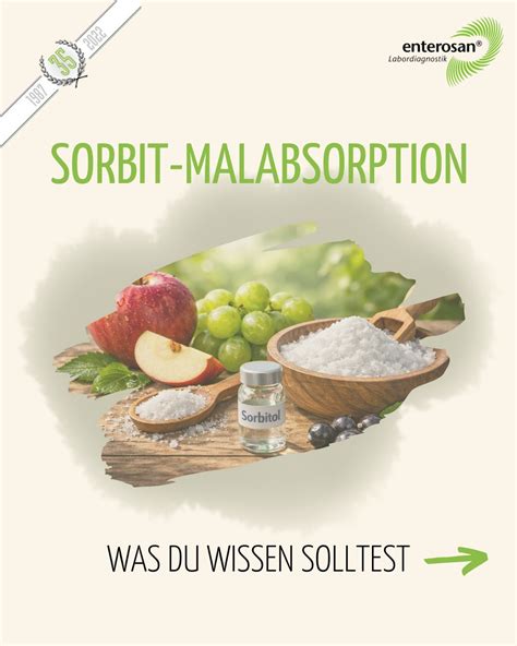 Sorbit-Inhaltsstoffspektrum