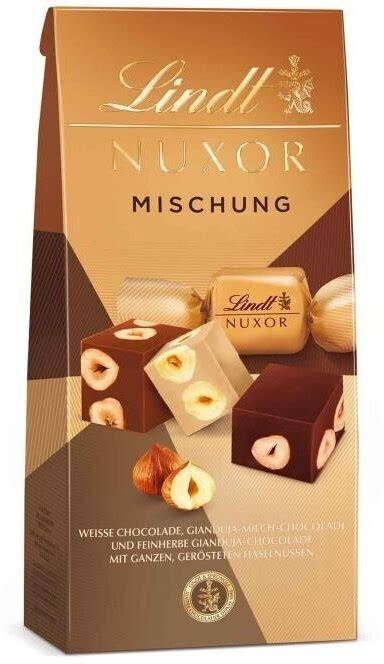 Sortenübersicht: Nuxor-Mischung, Lindor-Kugeln, Zitronen-Mischung
