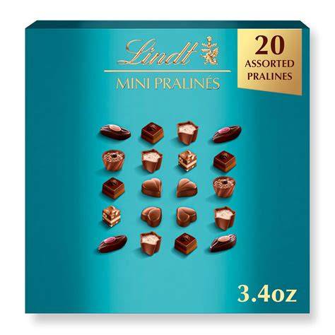 Sortenübersicht Lindt Mini Pralines feinherb