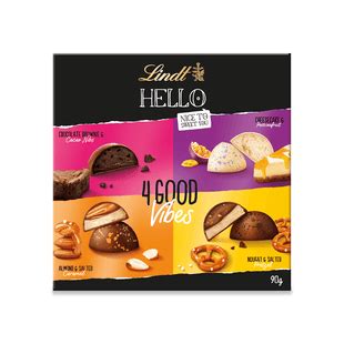 Sorten-Mix-Packung Lindt HELLO (4 Good Vibes)