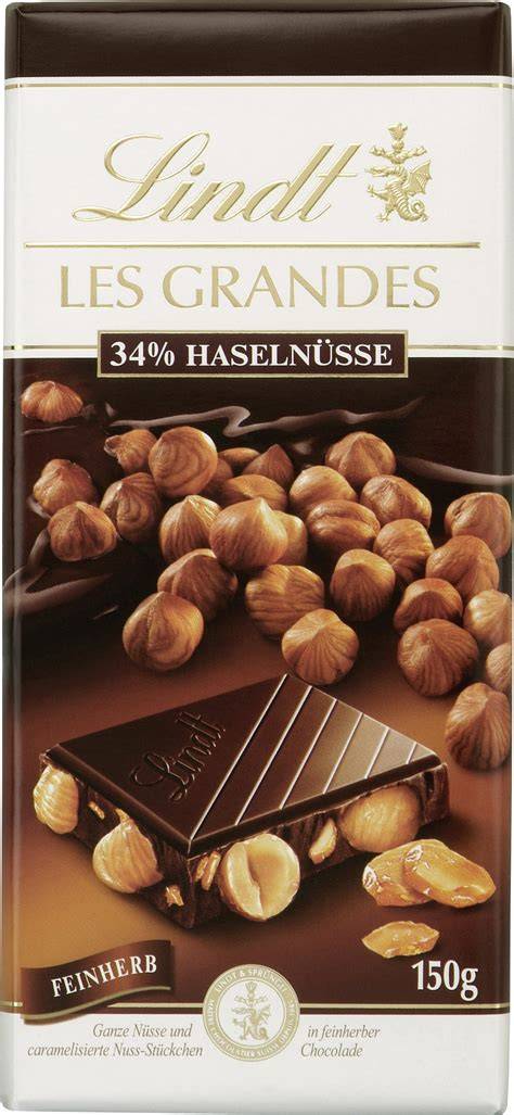 Sortenvielfalt: Milch, Weiß, Feinherb, Haselnuss