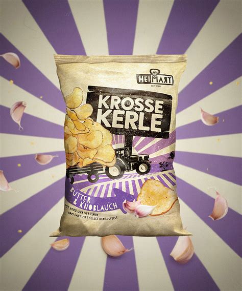 Sortenvielfalt der Krosse Kerle Kartoffelchips