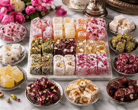 Sortenvielfalt und Aromatisierung von Lokum