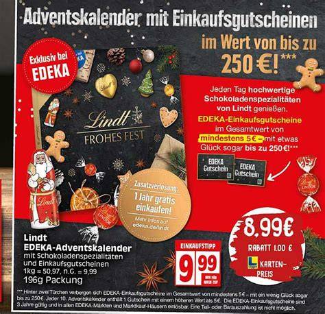 Sortiment Adventskalender im EDEKA Markt