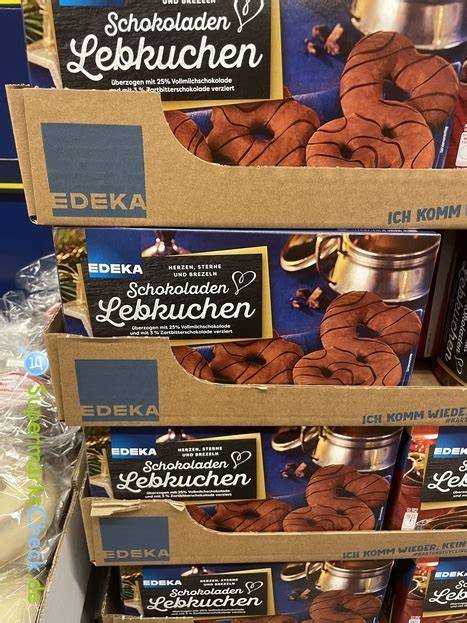 Sortiment Edeka Lebkuchen Vollmilch im Regal