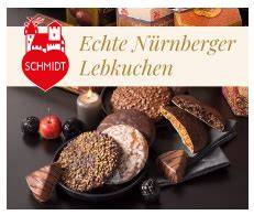 Sortiment Lebkuchen-Schmidt und traditionelle Nürnberger Lebkuchen