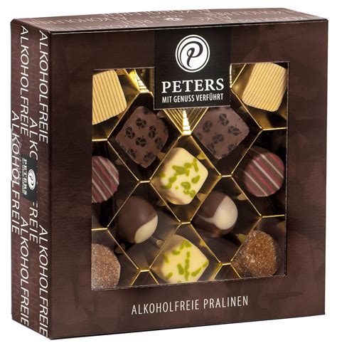 Sortiment Peters Pralinen alkoholfrei