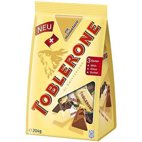 Sortiment mit Ragusa, Munz und Toblerone