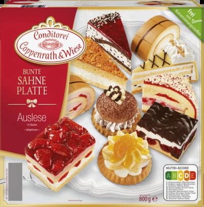 Sortimentsübersicht: Sahne-Torten, Blechkuchen, Brötchen