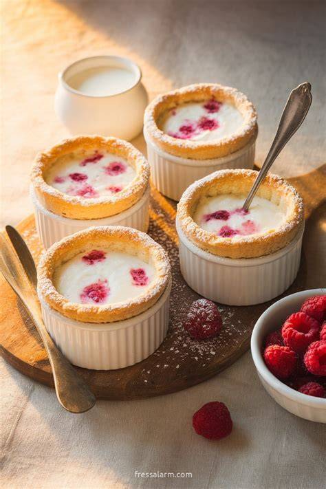 Soufflé in Förmchen frisch aus dem Ofen