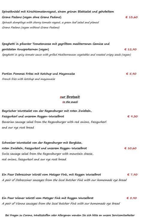 Speisekarte mit Waffeln, Kaiserschmarrn und Nachtisch im Magic Waffel Nienburg