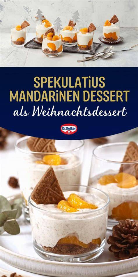 Spekulatius und Mandarinen als weihnachtliche Deko