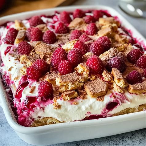 Spekulatius-Himbeer-Tiramisu mit Schichtung