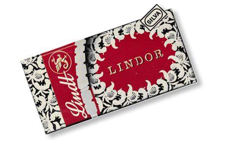 Spitzenmuster auf Lindor Verpackung