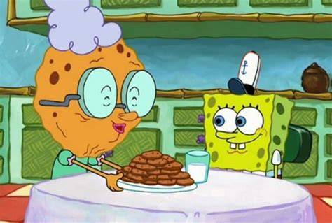 SpongeBob Meme mit Keksen