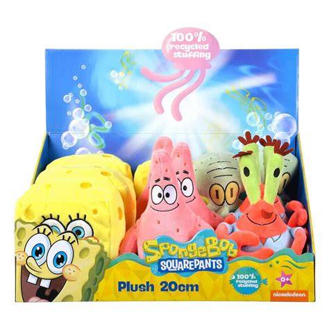 SpongeBob Merch Plüschfiguren und Alltagsgegenstände