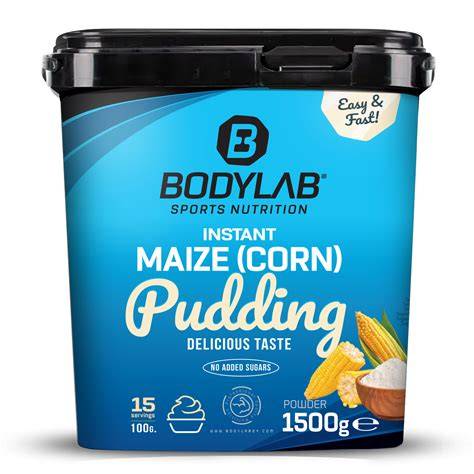 Sportler mit Maize Pudding als Pre-Workout Snack