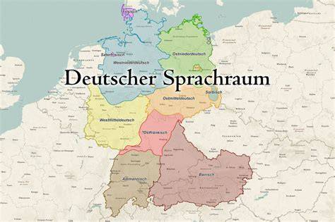 Sprachkarte: Verbreitung der Begriffe Gipfeli, Kipferl, Croissant im deutschsprachigen Raum