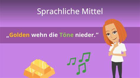 Sprachliche Analyse: Reim und Wortspiel bei 
